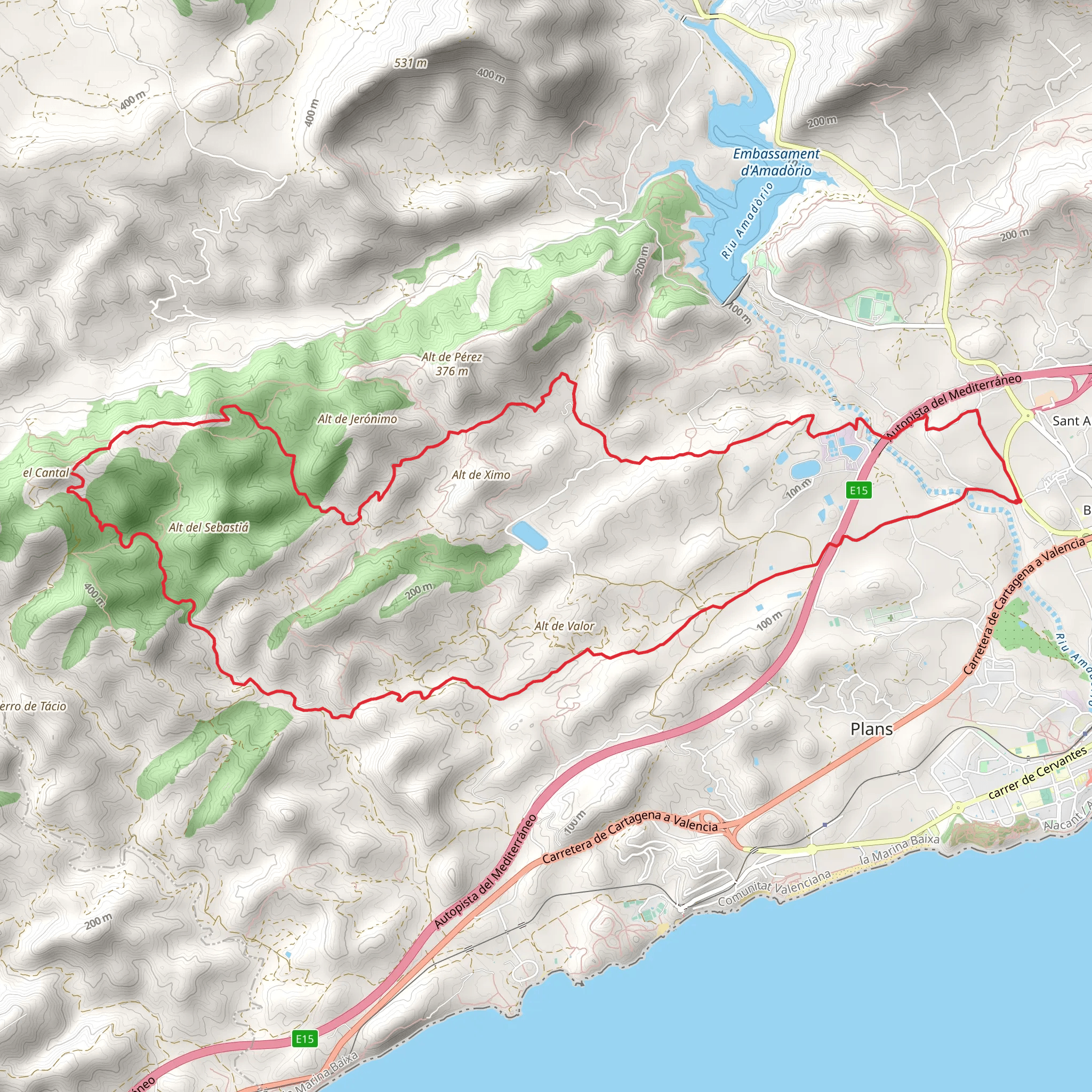 Volta del Canal PR CV 437 mobile static map