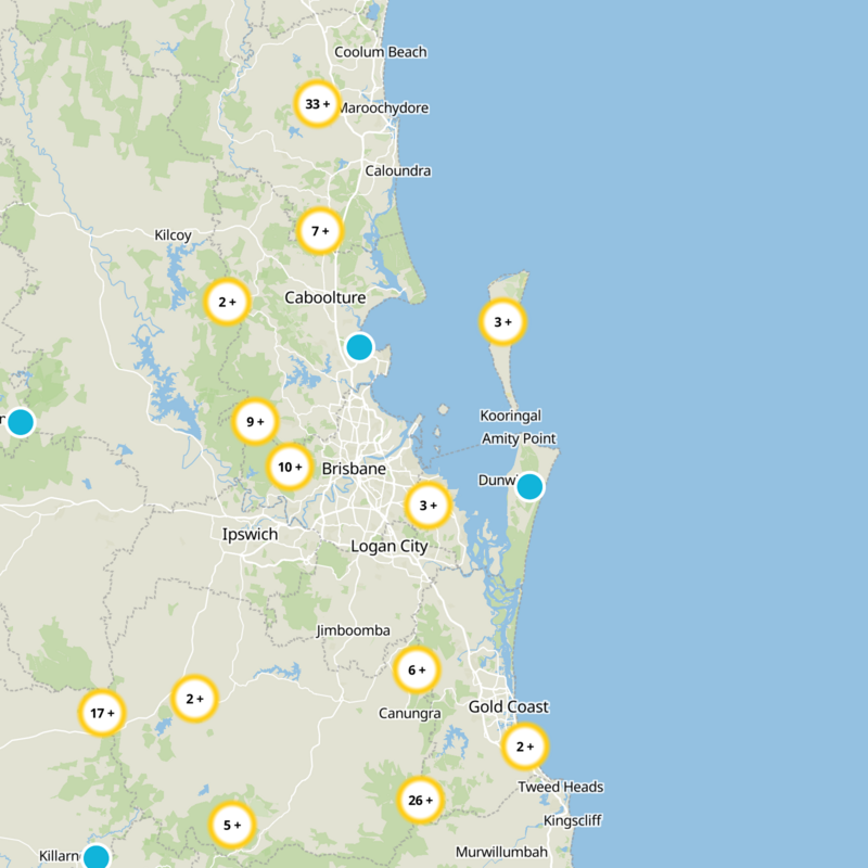Moreton Bay Static Map