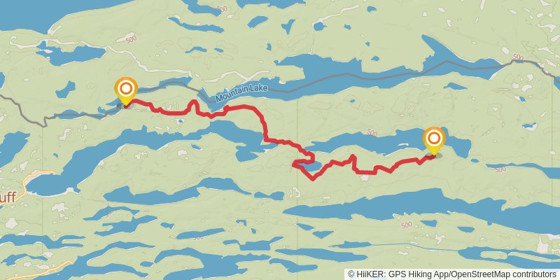 Border Route Trail stage 3 Map