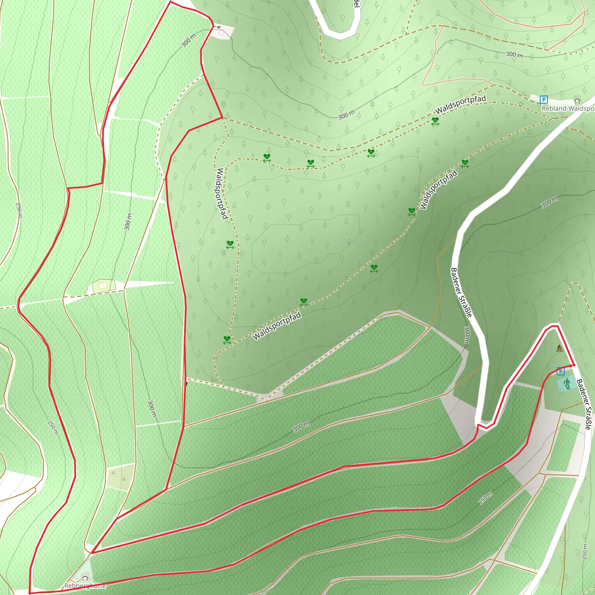 Buchelberg Loop mobile static map