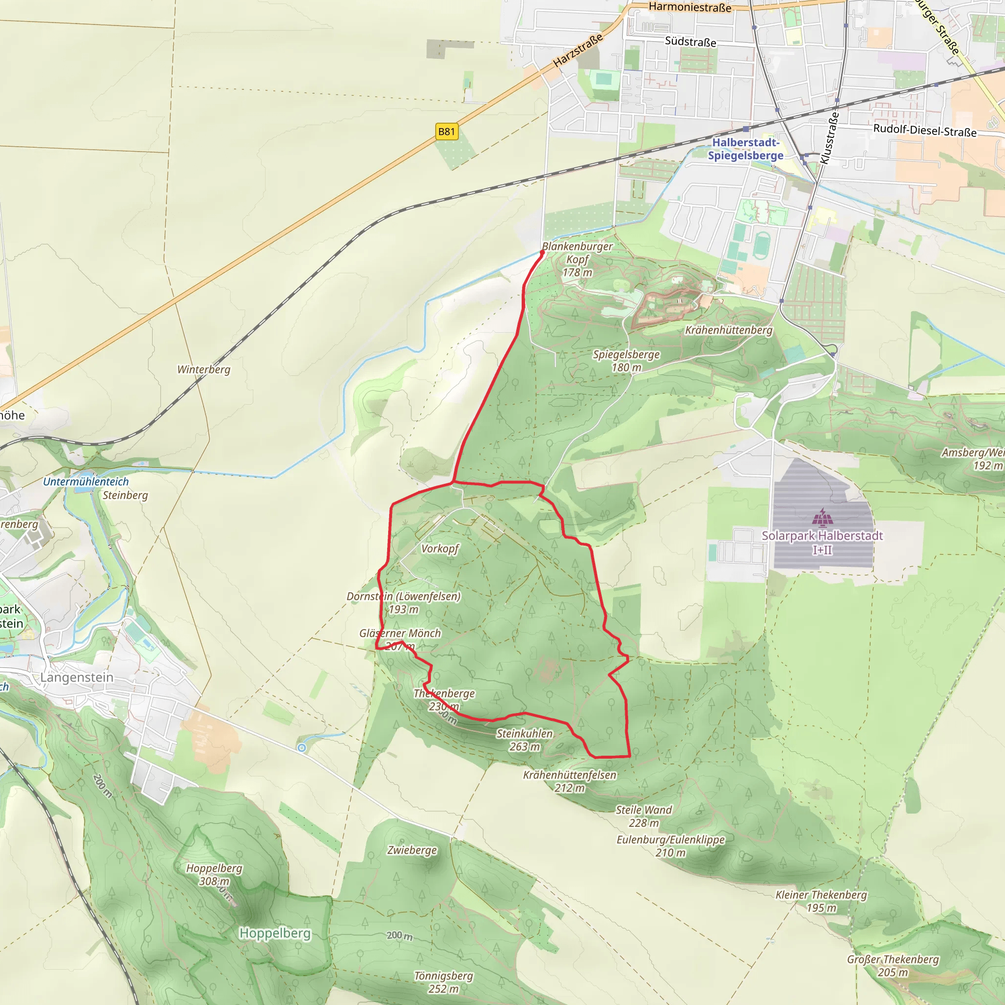 Glaserner Monch Loop mobile static map