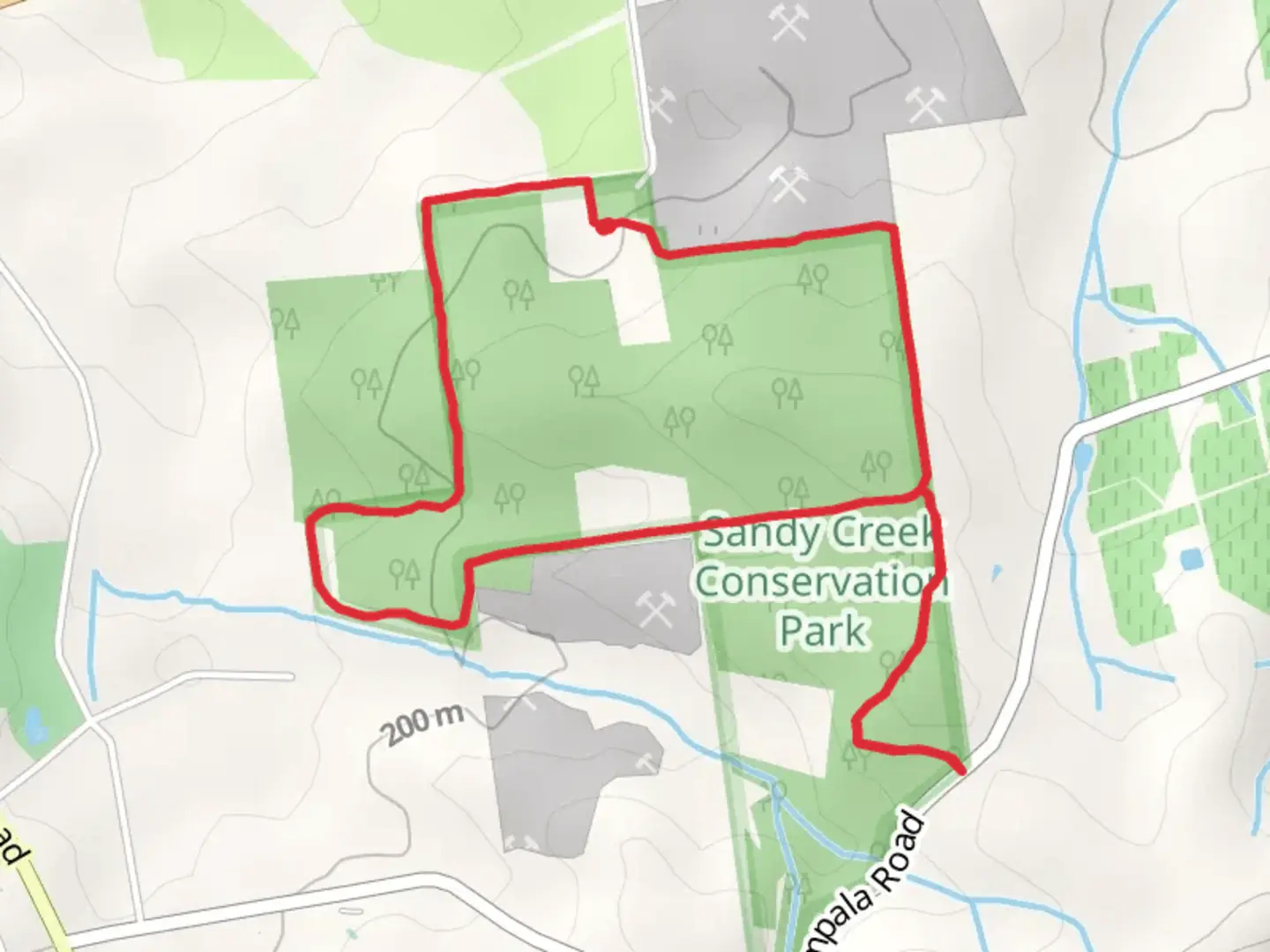 An image depicting the trail Boundary Walk and its surrounding area.