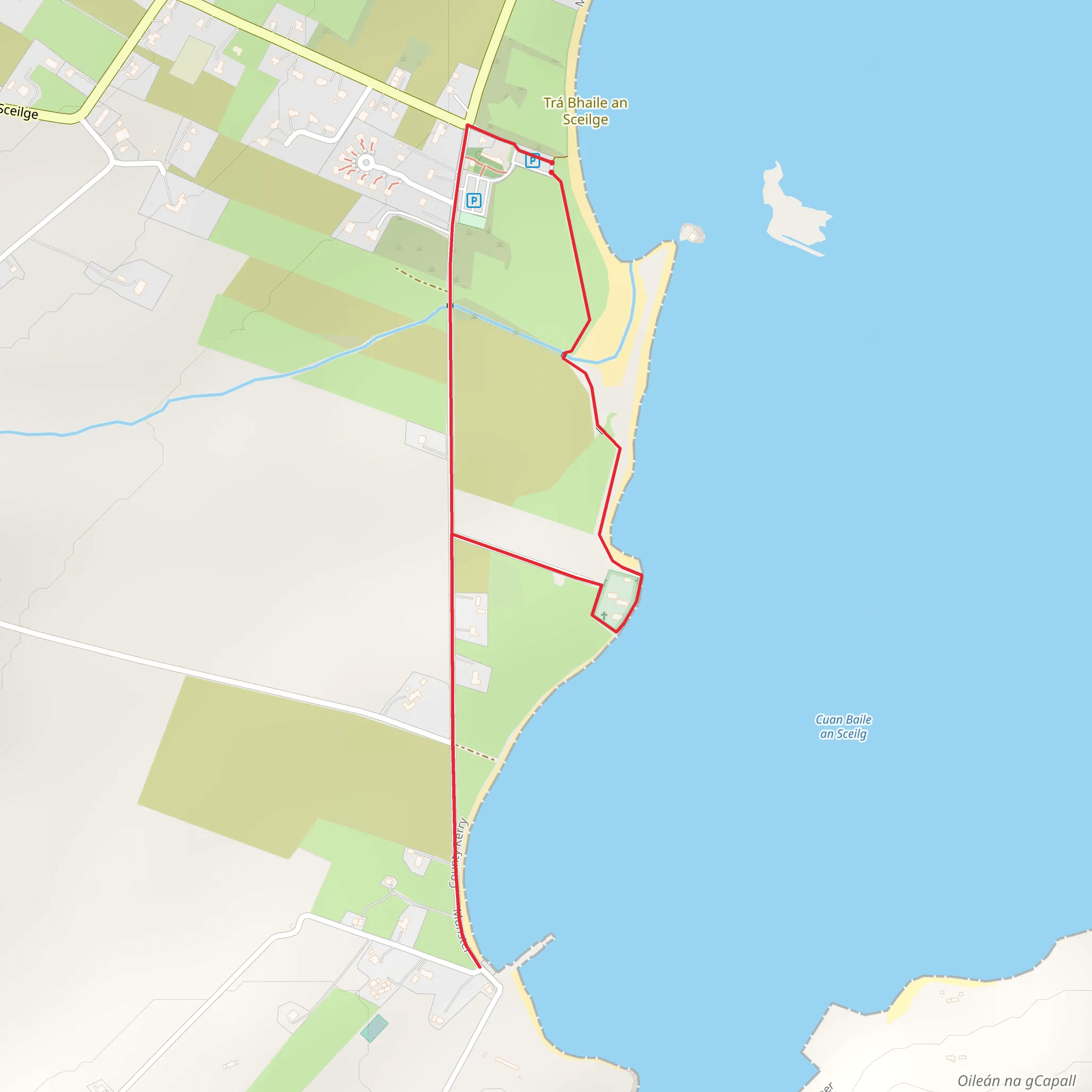 Skellig Monks Trail mobile static map