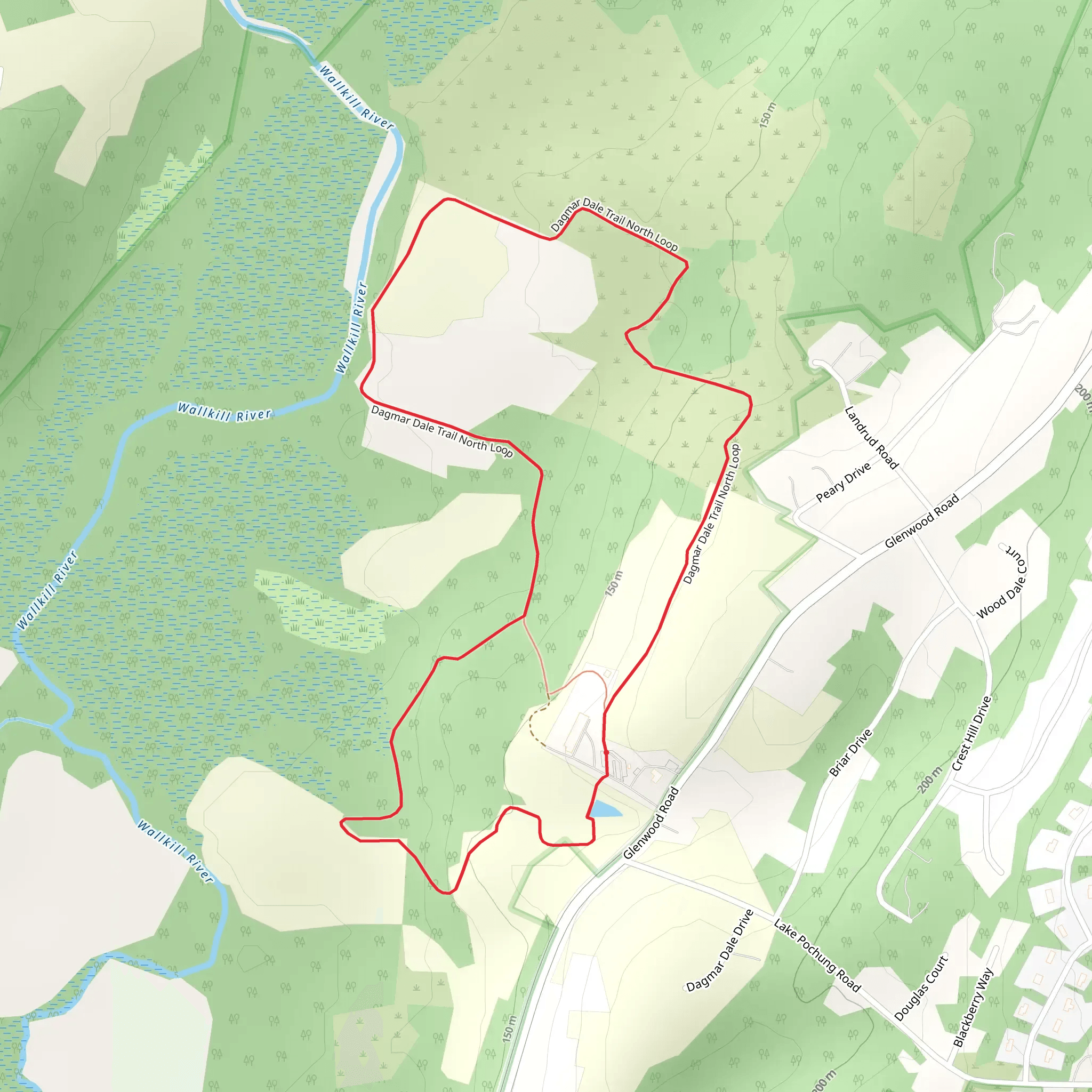 Dagmar Dale Trail - North Loop mobile static map