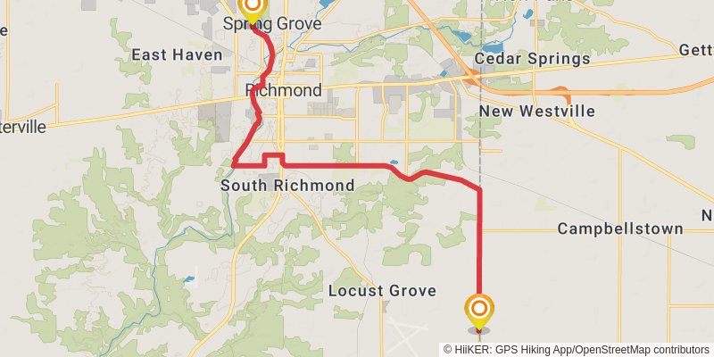 American Discovery Trail North Route stage 93 Map