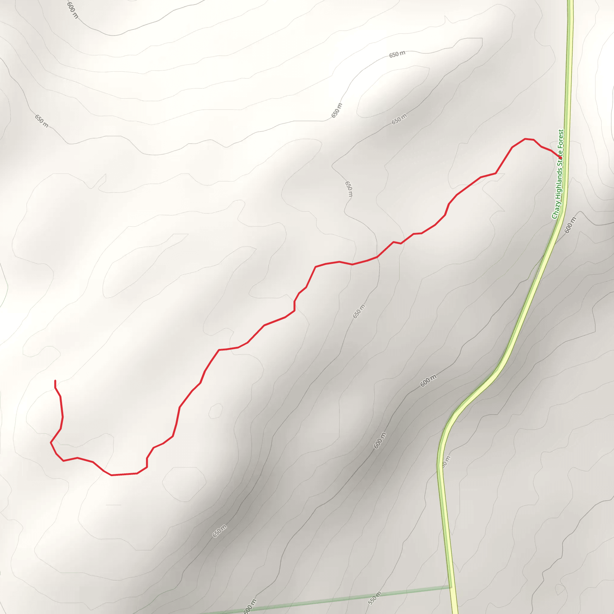 Dannemora State Forest mobile static map