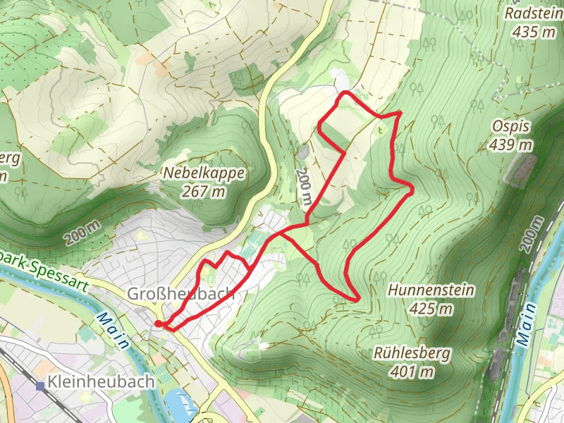 Ortswanderweg and Kulturweg Grossheubach
