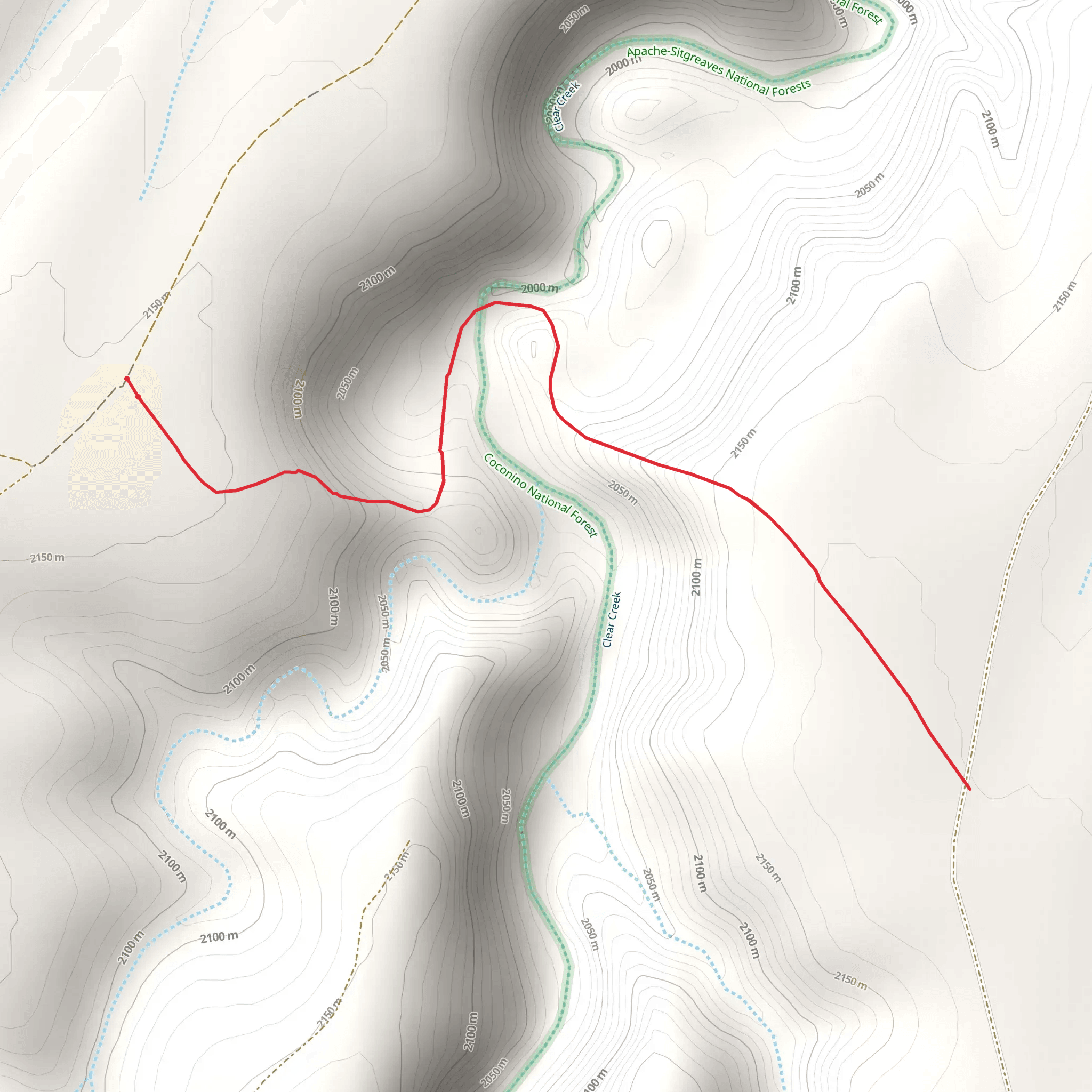 Victorine Crossing Trail mobile static map