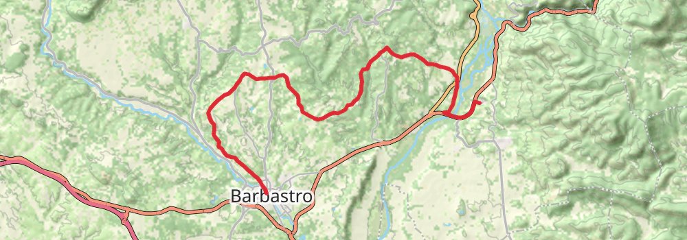 GR 45 - Somontano Trail stage 4 Map