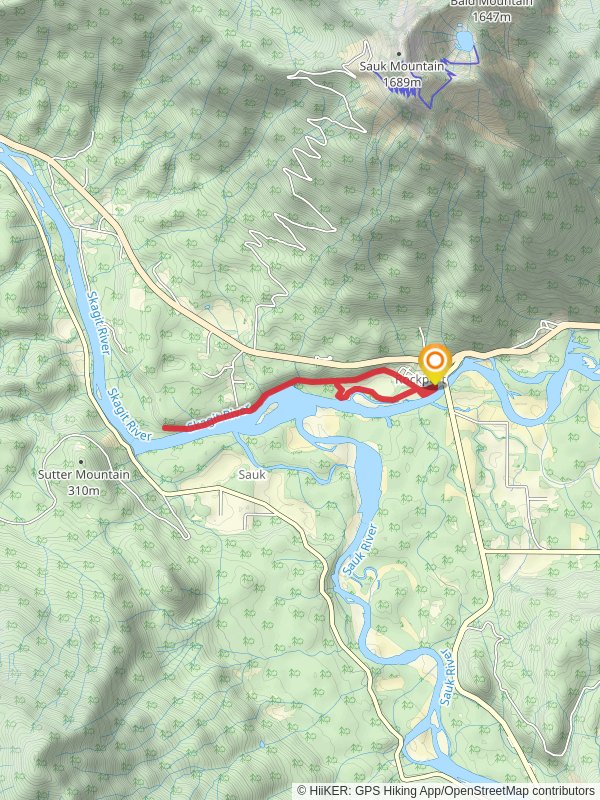Skagit Sauk Reach Trail and Wetland Wildlife Trail