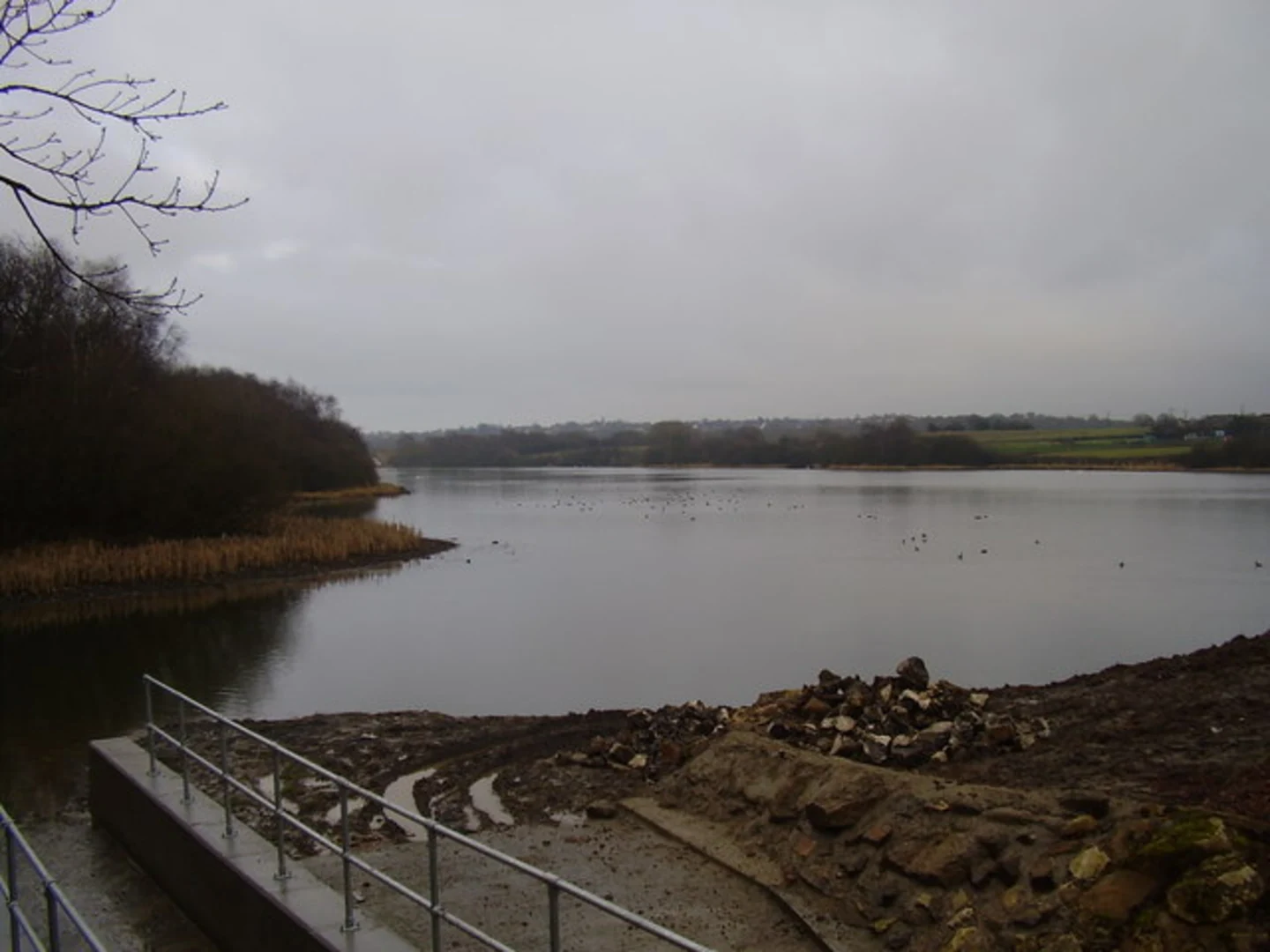 An image depicting the trail RSPB Old Moor to Walton Walk and its surrounding area.