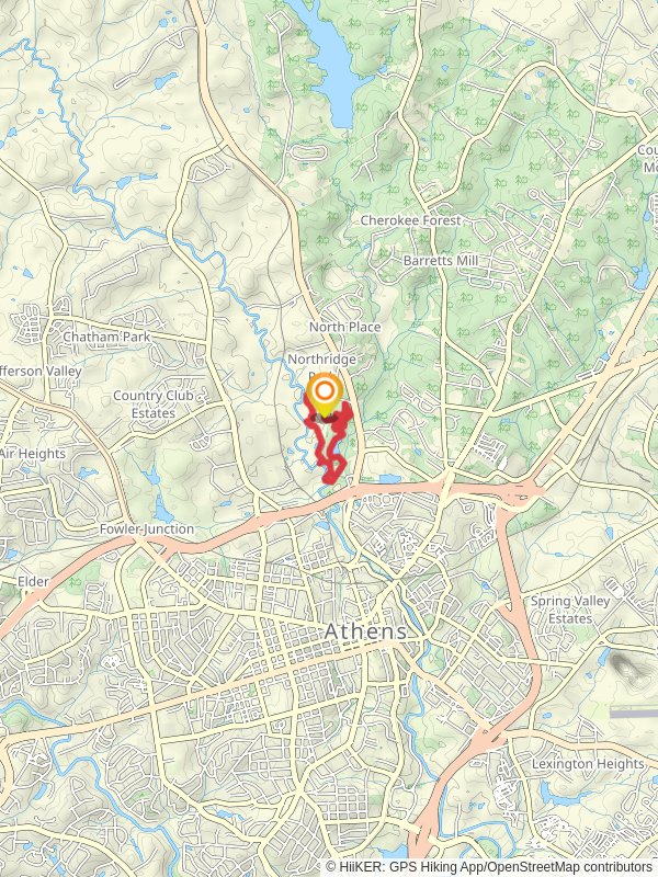 North Oconee River and Cook's Loop Trail