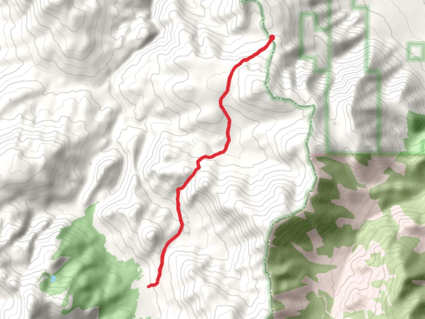 An image depicting the trail Corral Valley Trail and its surrounding area.