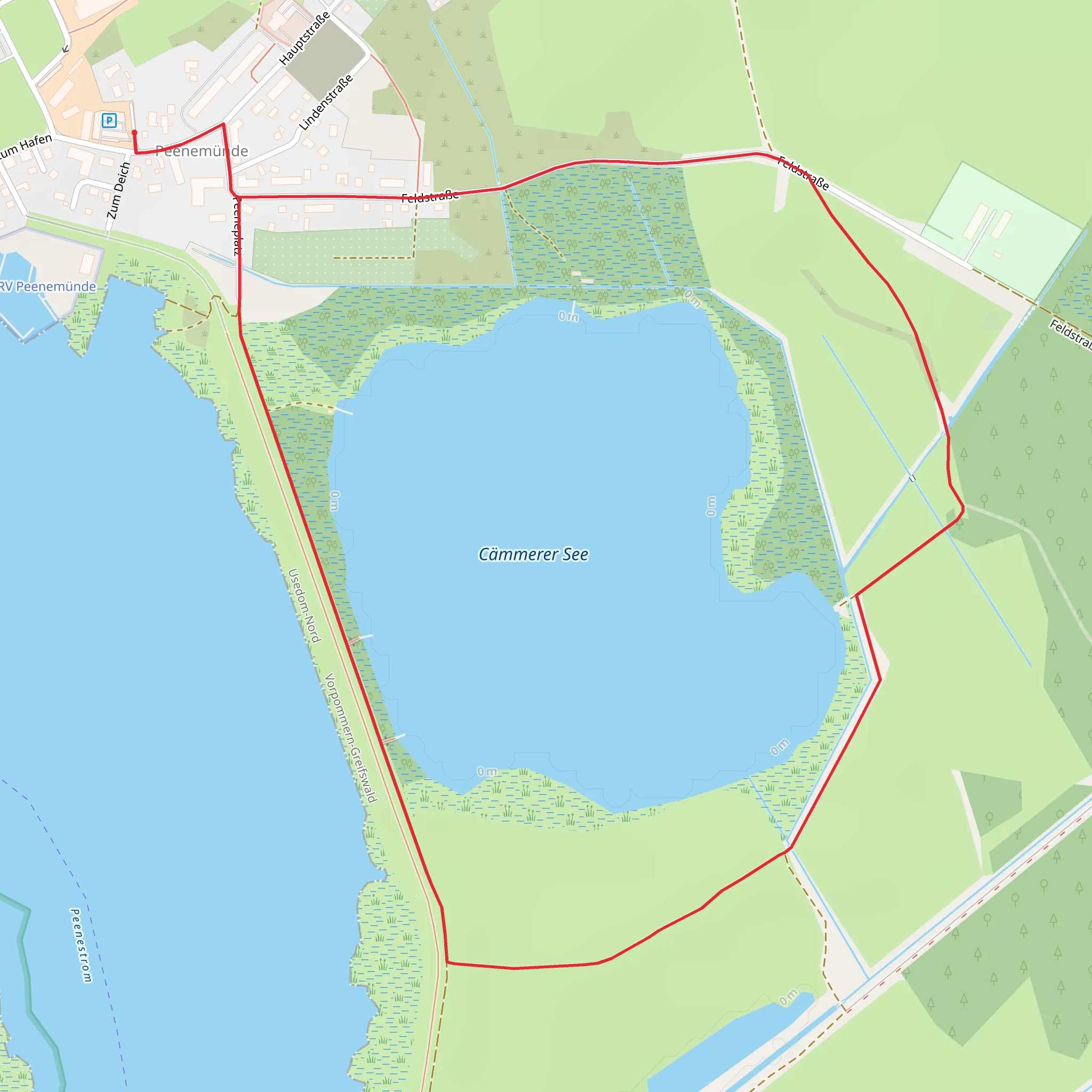 Cämmerer See Loop mobile static map