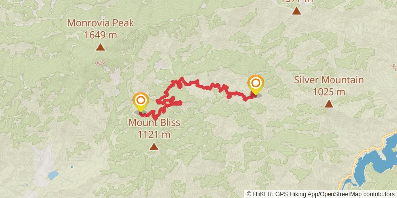 Silver Fish Trail stage 2 Map