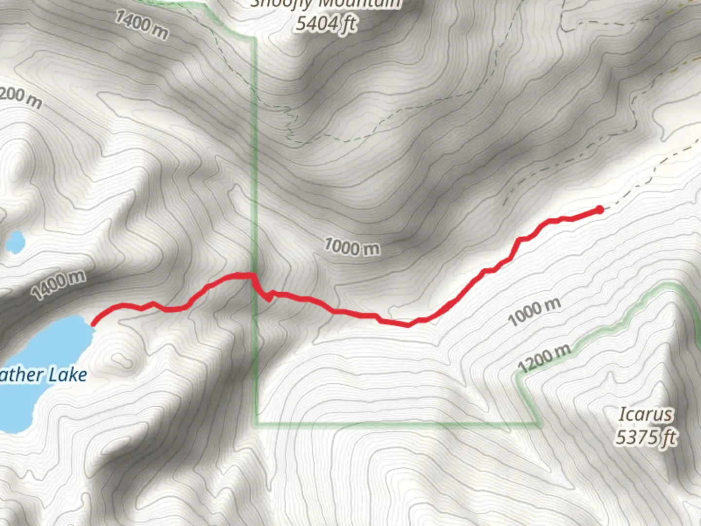 An image depicting the trail Heather Lake Trail and its surrounding area.