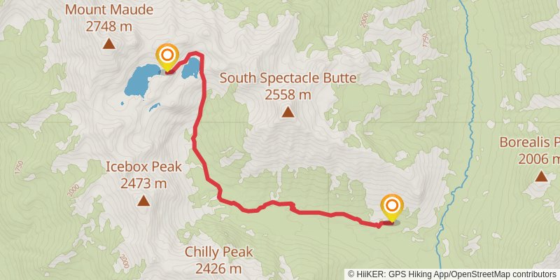 Entiat River Loop spur 1 Map