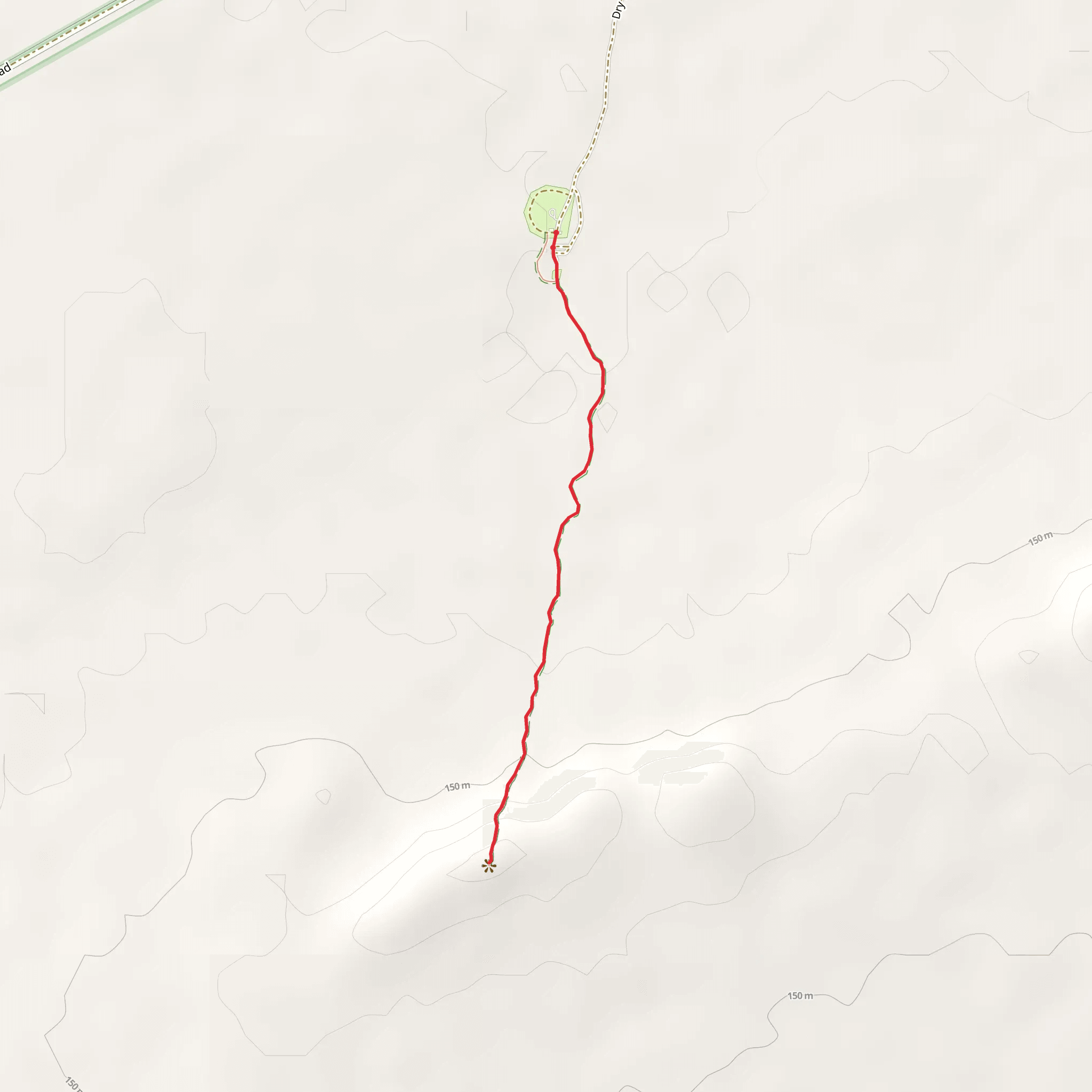 Little Mountain Track mobile static map