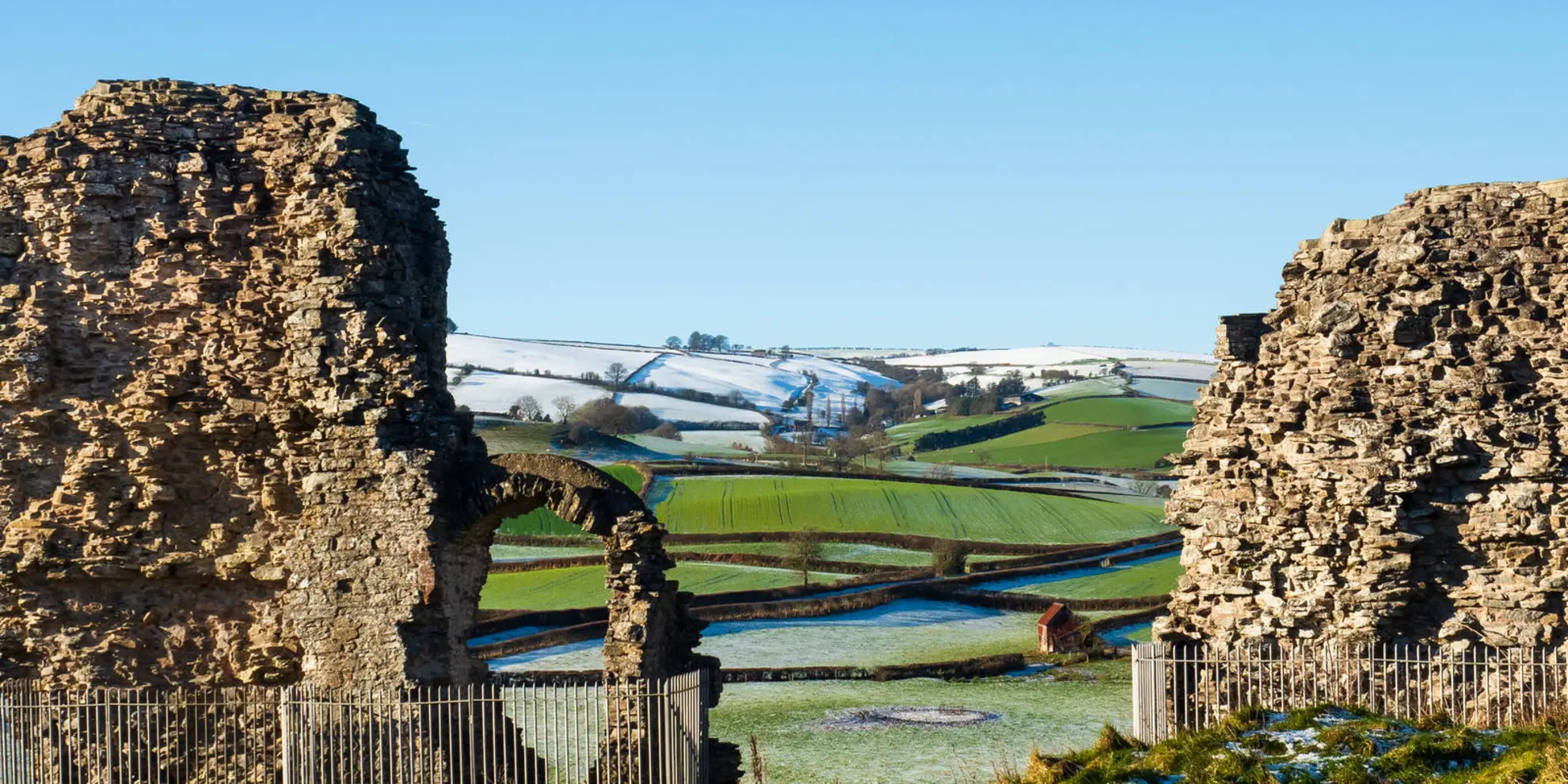 An image depicting the trail A Circular Route from Clun and its surrounding area.