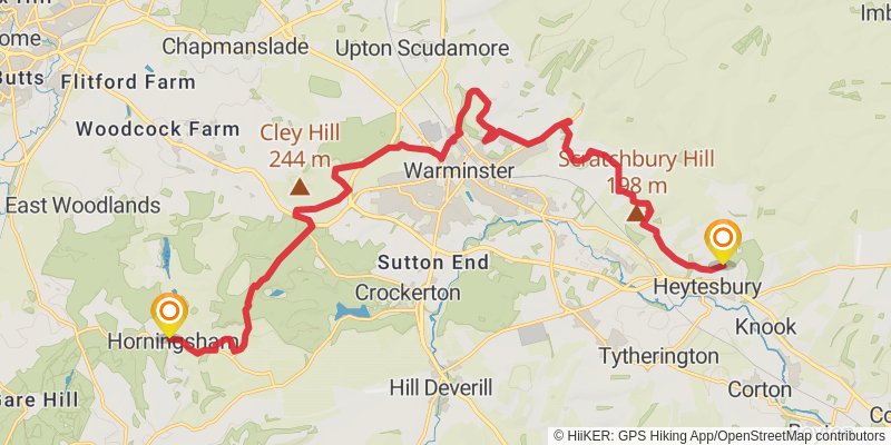 Celtic Way stage 32 Map