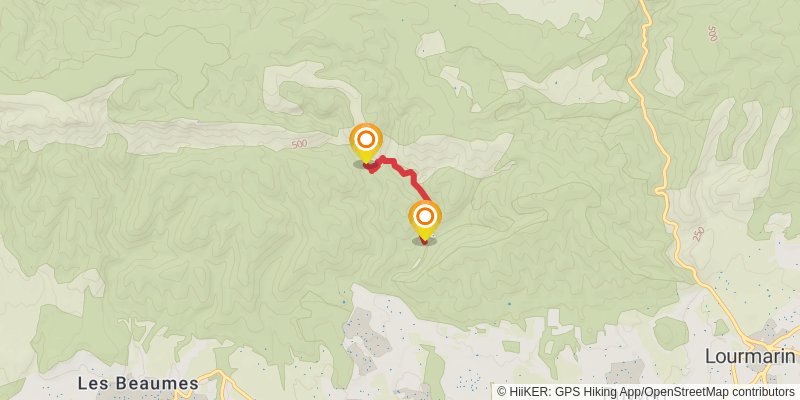 Tour of Luberon alt 3 Map