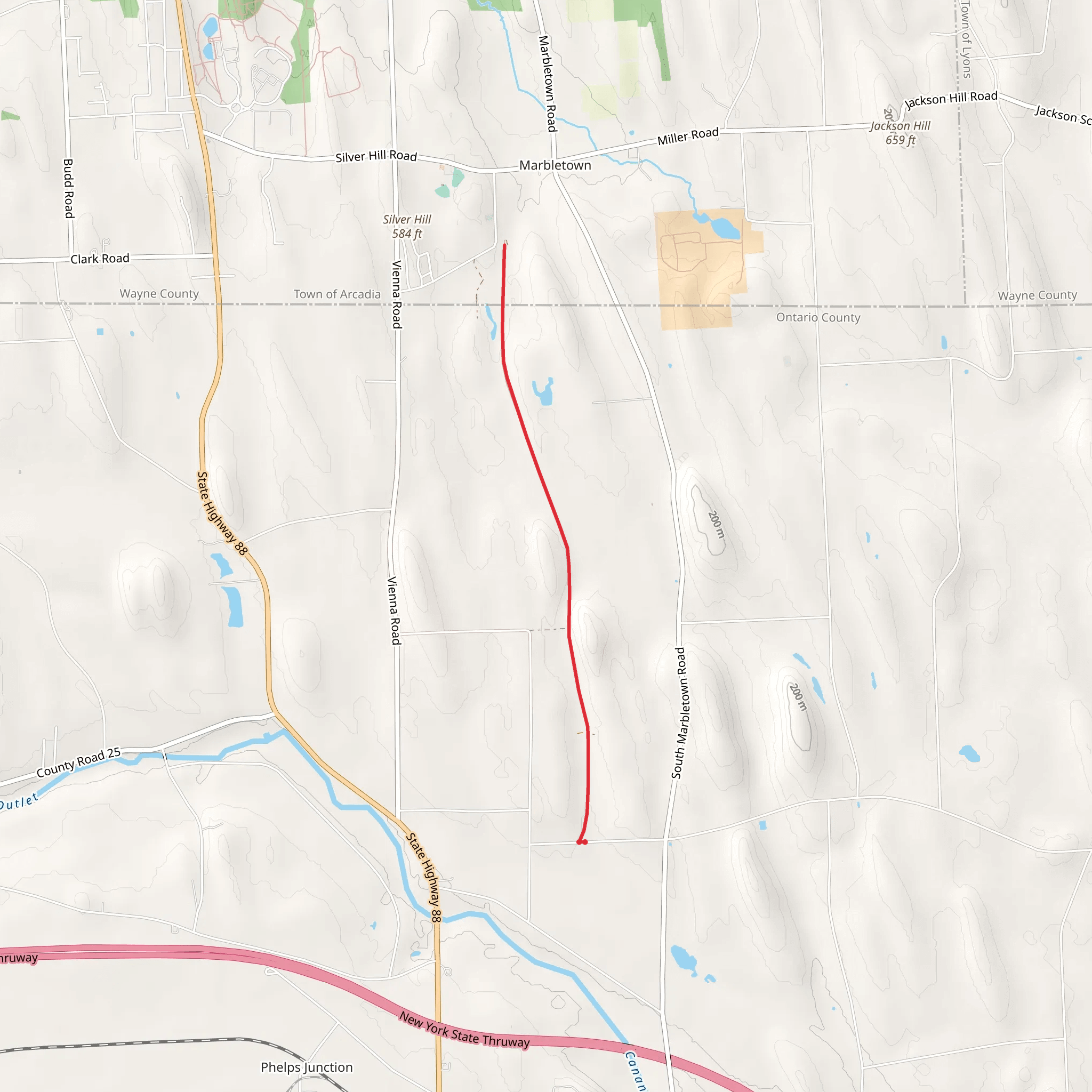Gifford Road mobile static map