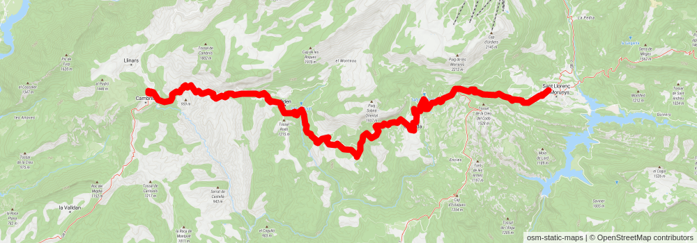GR 1 Sender Historic stage 16 Map