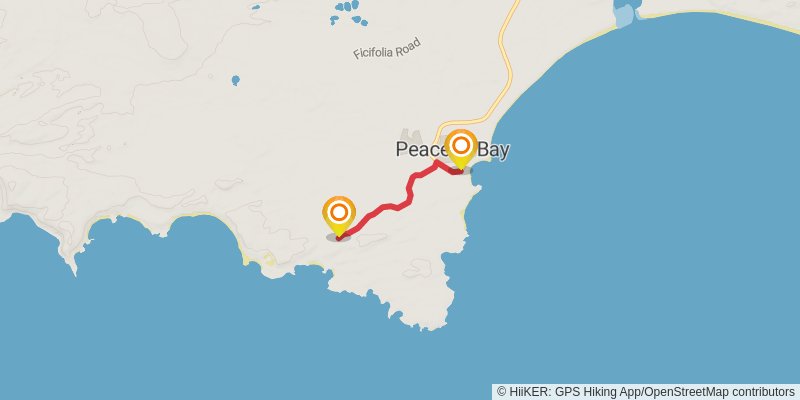 Bibbulmun Track alt 12 Map