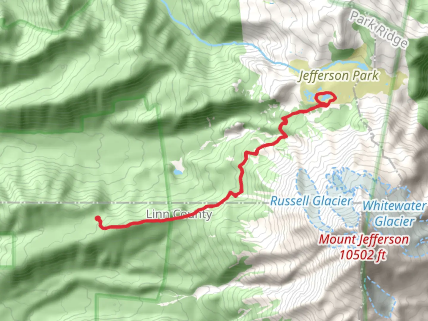 An image depicting the trail Woodpecker Ridge and Scout Lake Walk and its surrounding area.