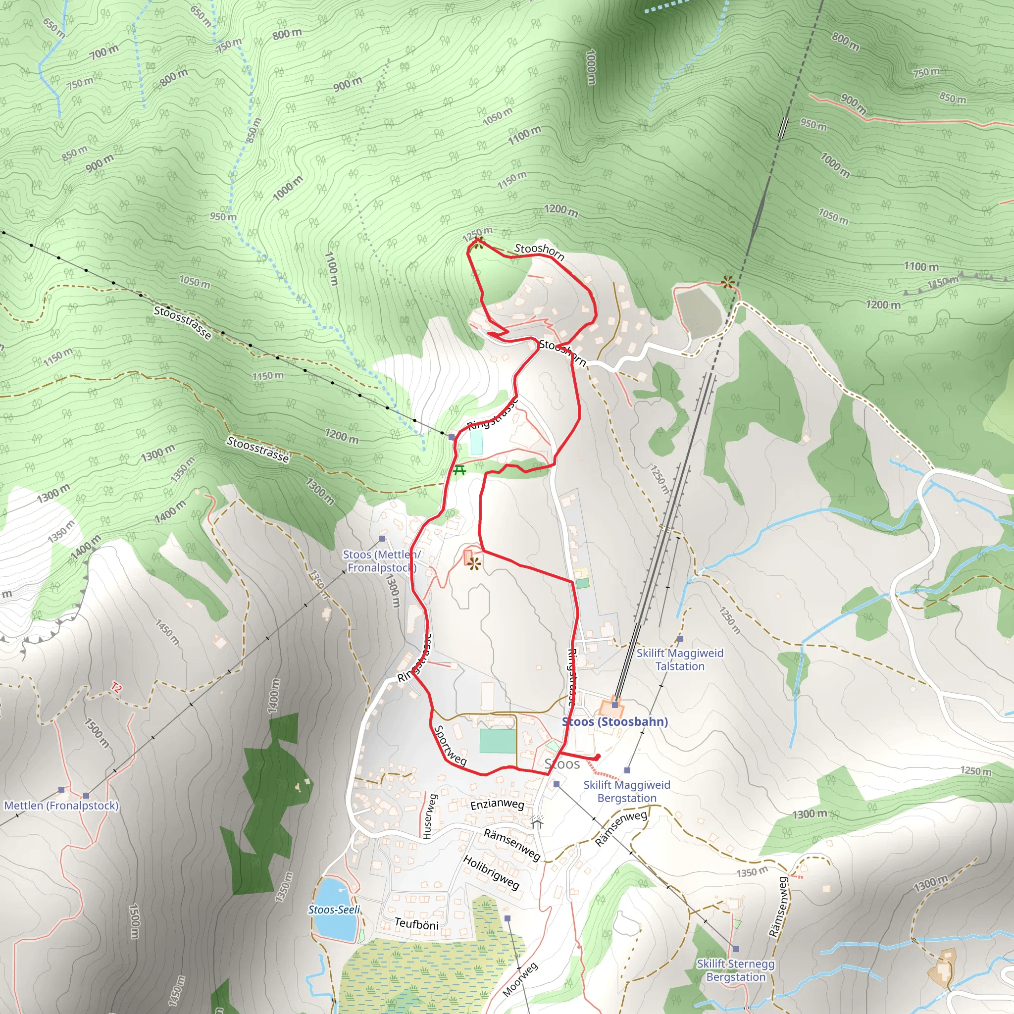 Stooshorn-Runde mobile static map