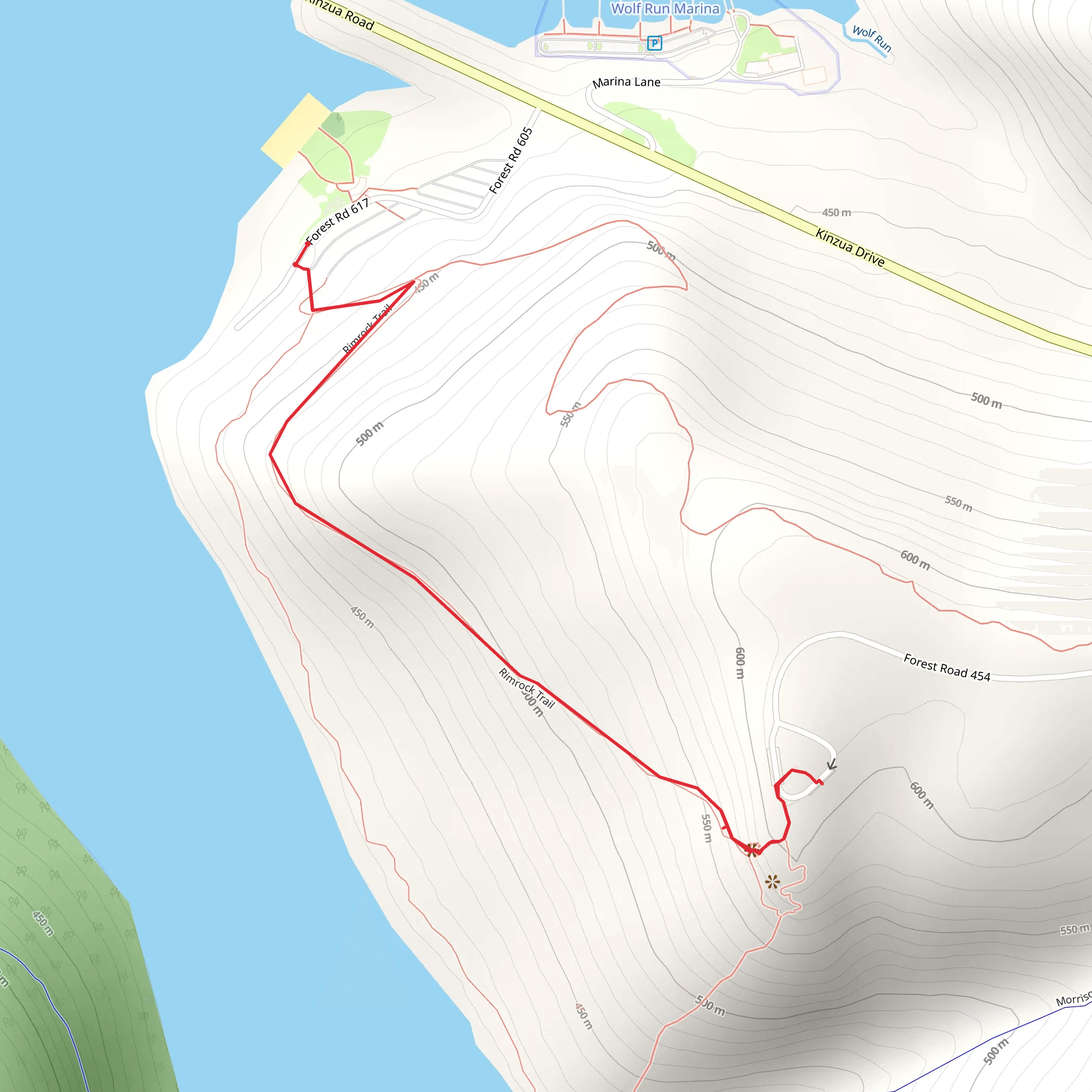 Rimrock Overlook mobile static map