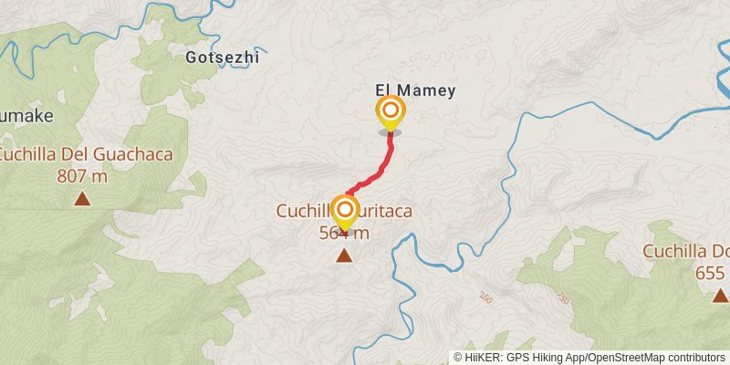 Lost City Hike alt 1 Map