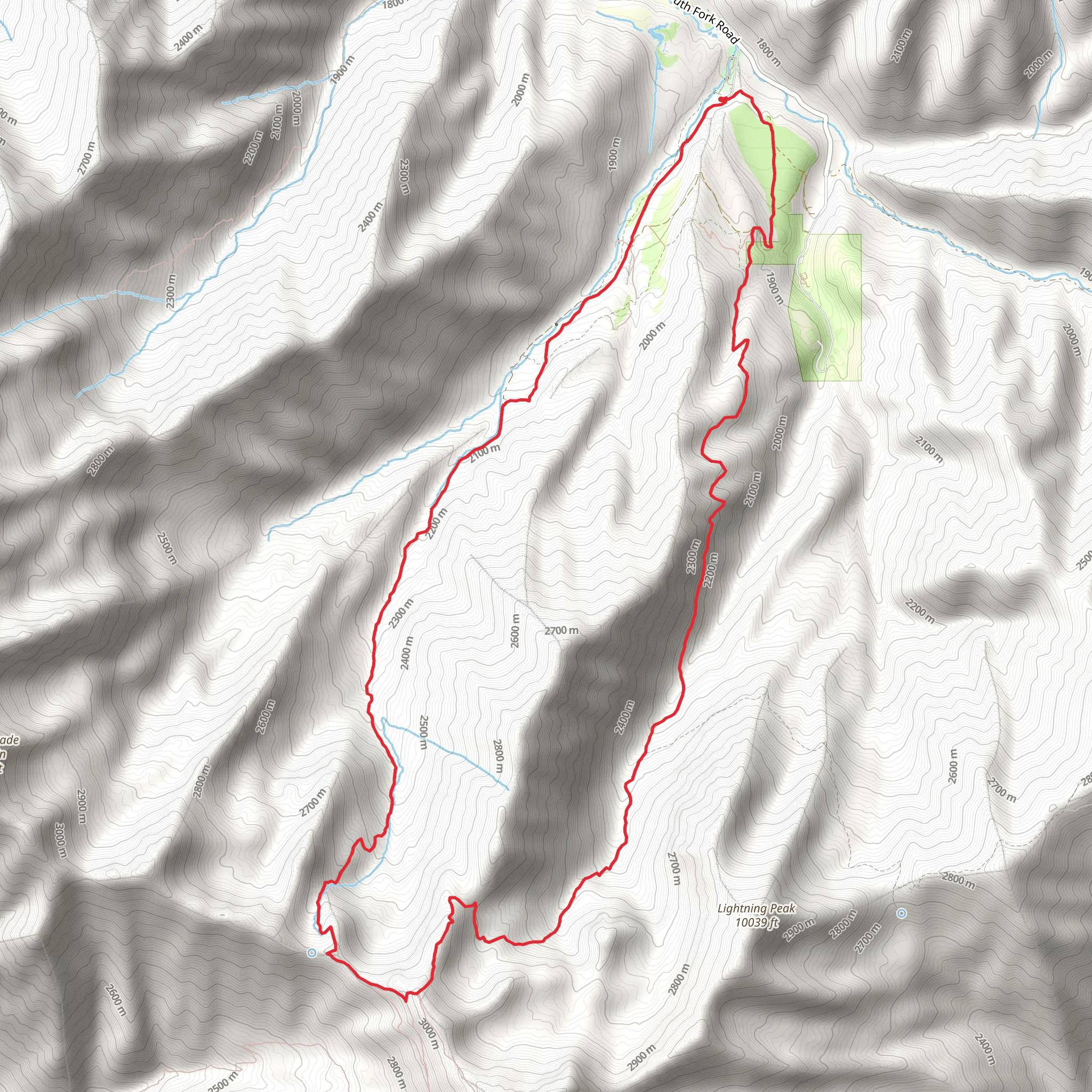 Big Springs Hollow and Shingle Mill Loop Trail mobile static map