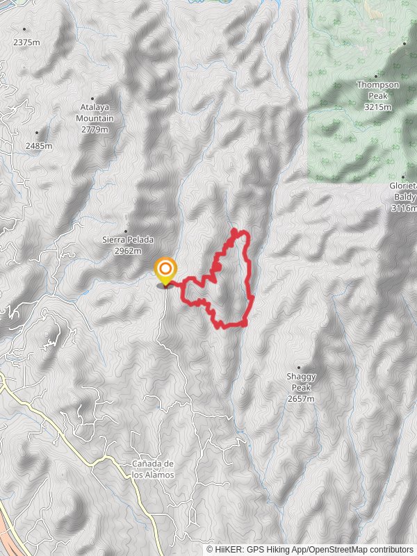 Baldy Trail and Apache Canyon Loop Trail
