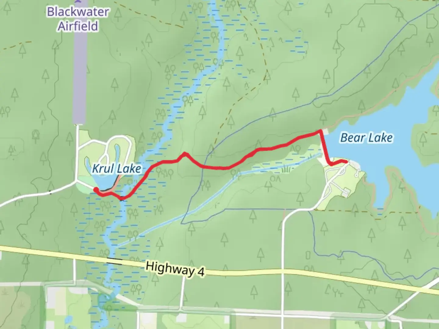 An image depicting the trail Sweetwater Trail and its surrounding area.