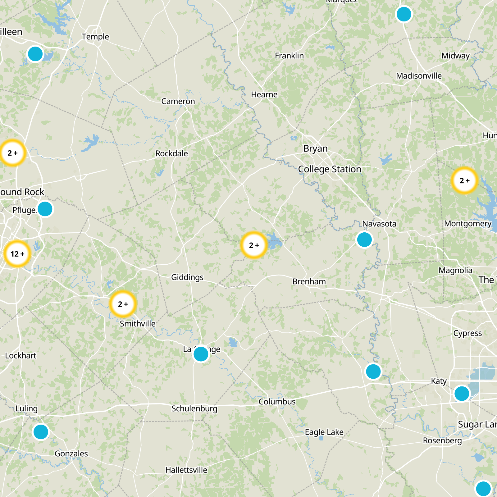 Lee County Static Map