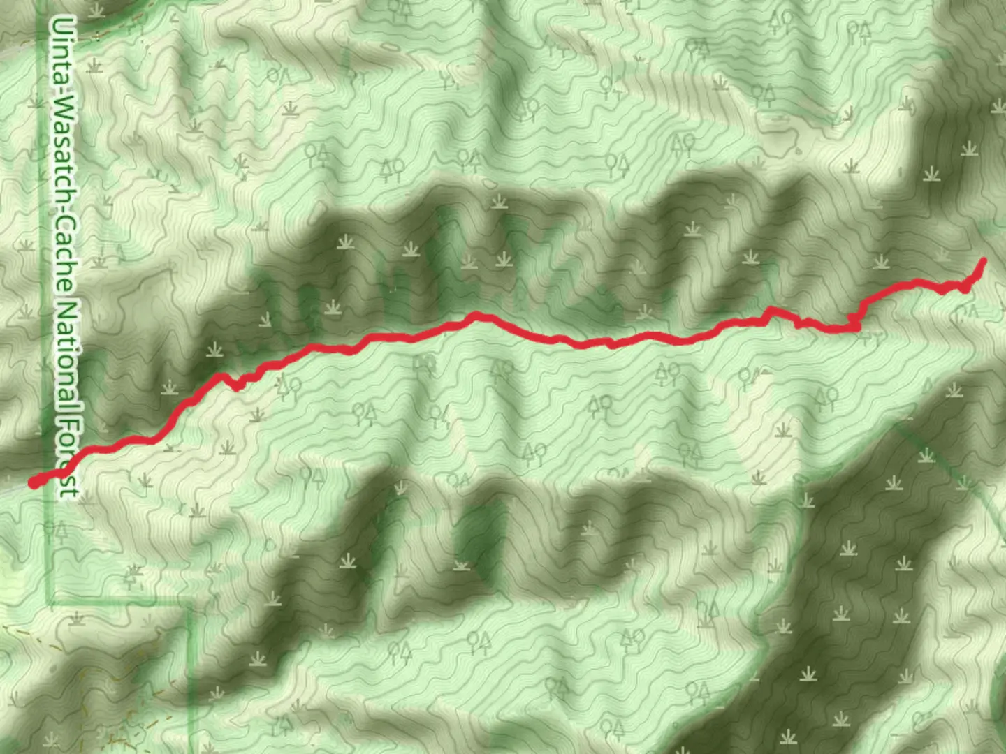 An image depicting the trail Smithfield Dry Trail and its surrounding area.