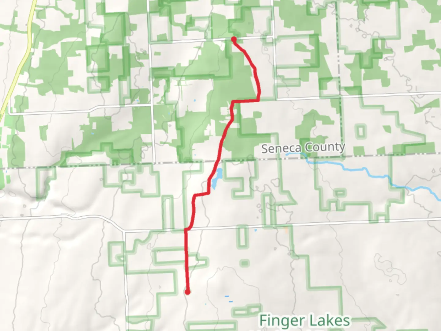 An image depicting the trail Butcher Hill via No-tan-takto Trail and its surrounding area.