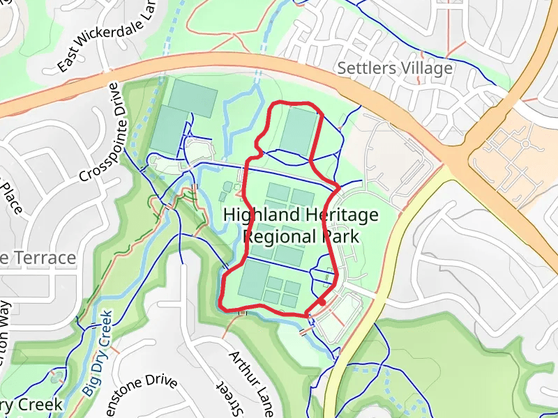Highland Heritage Regional Park Loop