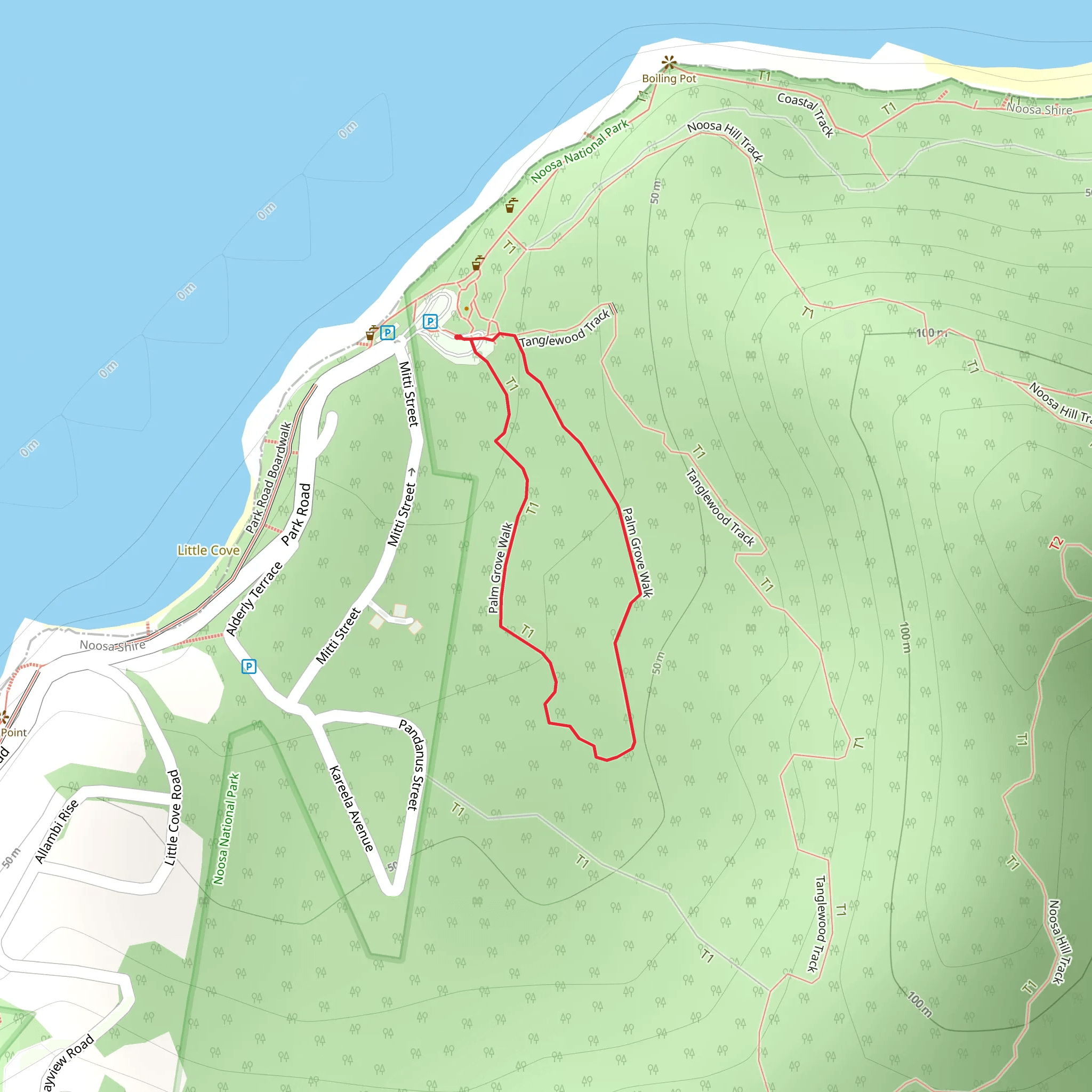 Palm Grove Circuit Track mobile static map