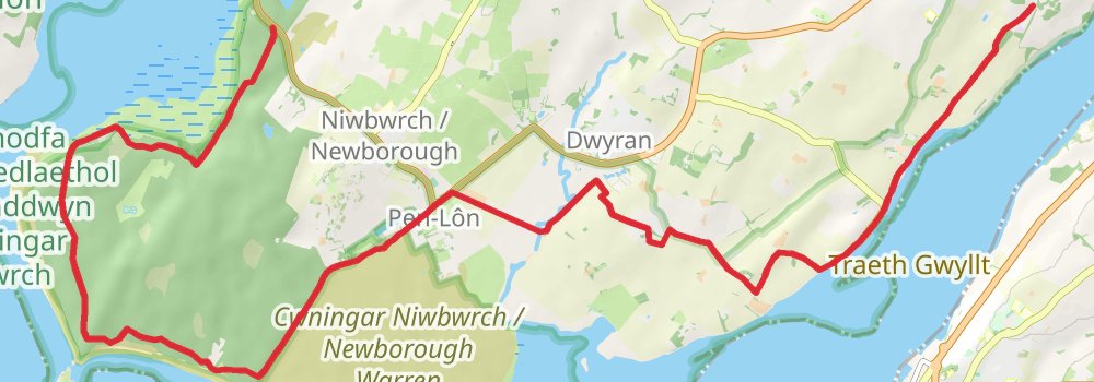 Wales Coast Path stage 16 Map