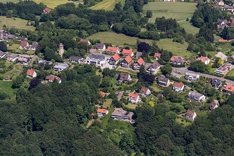 Brochterbeck and Bismarckturm Loop via Teutoschleife Tecklenburger Bergpfad