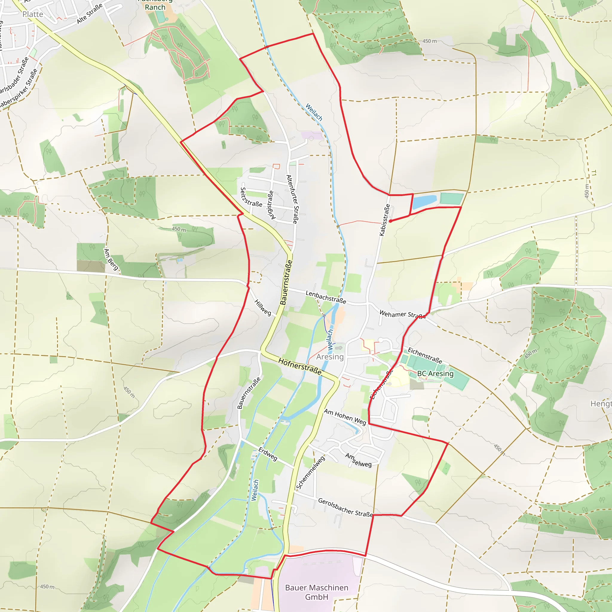 Hofner Weg mobile static map
