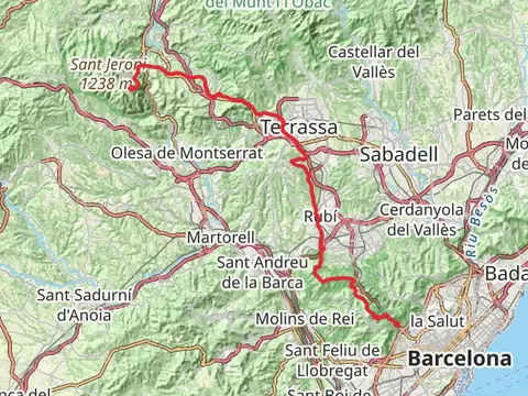 GR 96 - Camí Romeu to Montserrat