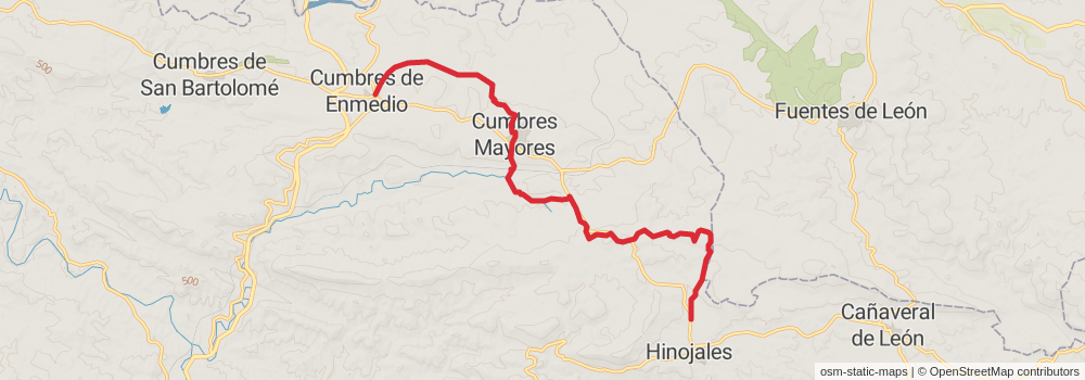 GR 48 - Sierra Morena - Andalusia stage 3 Map
