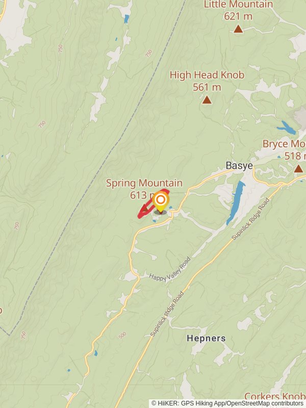 Spring Mountain via Ridge Trail and North Mountain Trail