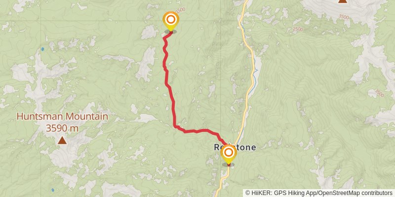 American Discovery Trail North Route stage 249 Map