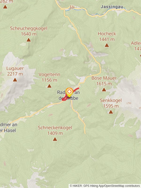 Habsburg Mile mobile static map