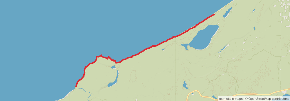American Perimeter Trail - North Country Primary stage 93 Map