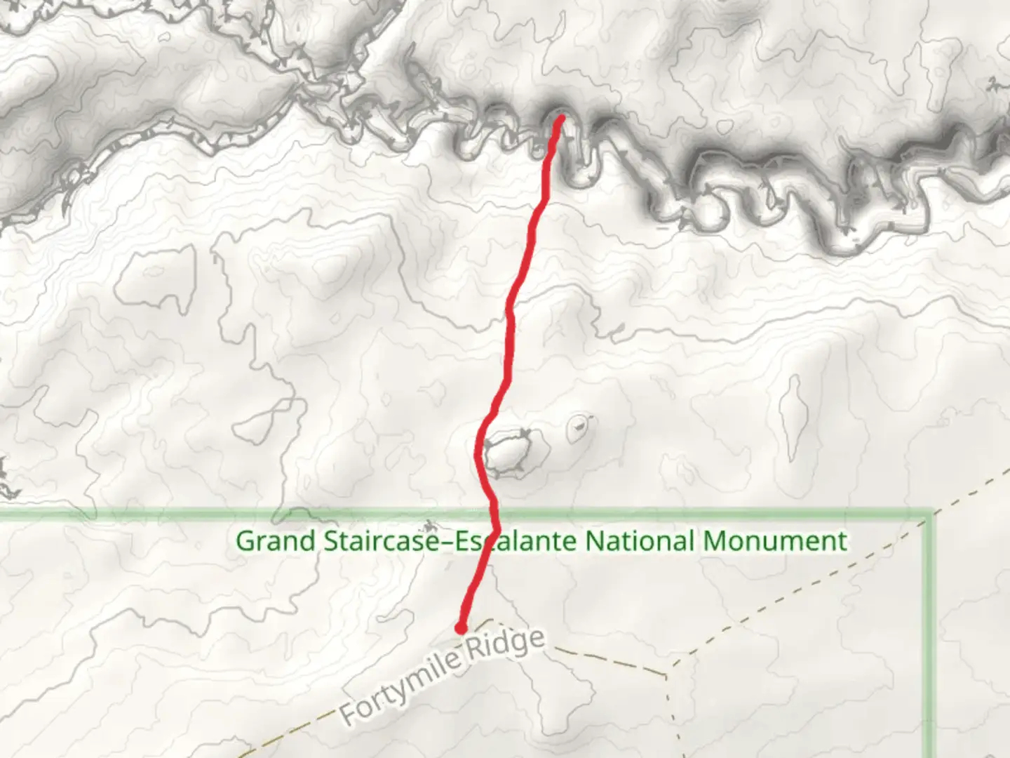 An image depicting the trail Coyote Gulch - Jacob Hamblin Trail and its surrounding area.